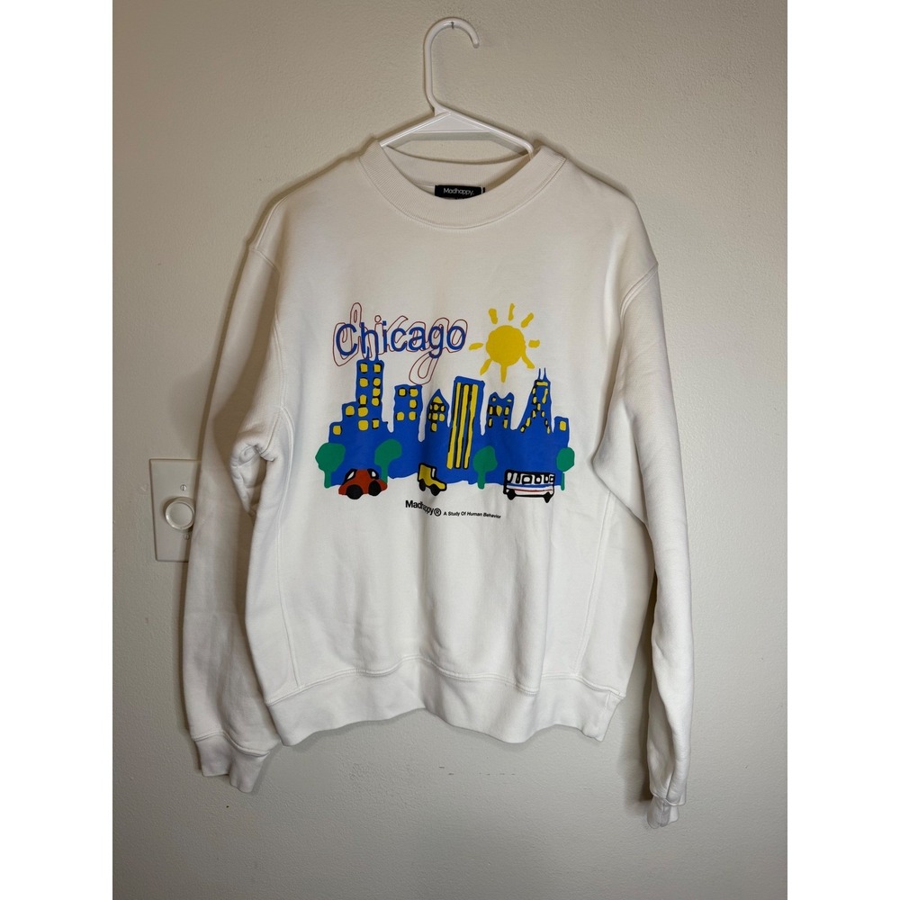 Madhappy Chicago Exclusive Crewneck Unisex Size XS NWT